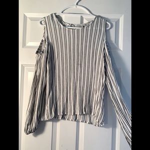 White striped blouse